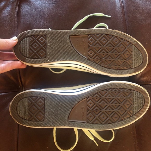 Converse chuck Taylor’s. Light green. SZ 9 (women) never worn. Tags attached - Picture 5 of 8